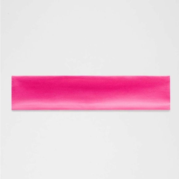 Lululemon Womens Luxtreme Training Headband Thin Sonic Pink Grippy Athletic - Picture 4 of 10